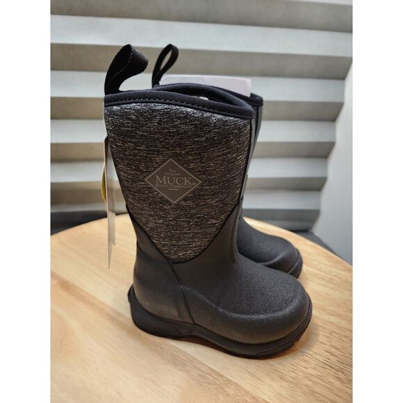 Muck Boot Kids Element Cold Weather Boots – Toddler Size 7, Gray/Black - Picture 2 of 8